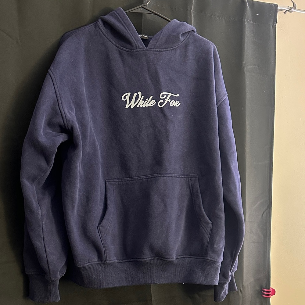 White Fox Boutique Navy Hoodie
